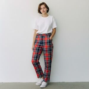 Vintage Pendleton Knockabouts Plaid Wool Trousers‎ Pants 70s Grunge